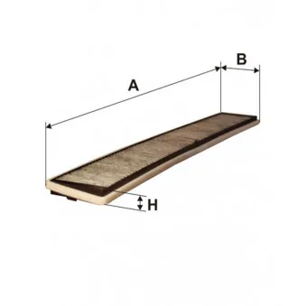 Filtre, air de l'habitacle FILTRON K 1136A