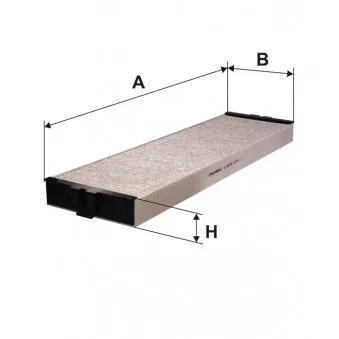 Filtre, air de l'habitacle FILTRON K 1137A