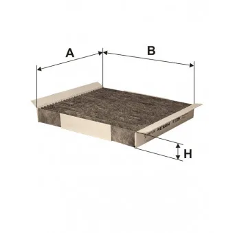 Filtre, air de l'habitacle FILTRON K 1138A