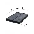 Filtre, air de l'habitacle FILTRON K 1145A - Visuel 1
