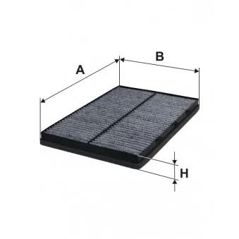 Filtre, air de l'habitacle FILTRON K 1145A