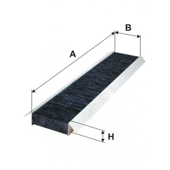 Filtre, air de l'habitacle FILTRON K 1148A