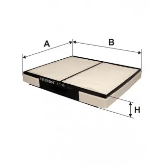 Filtre, air de l'habitacle FILTRON K 1149