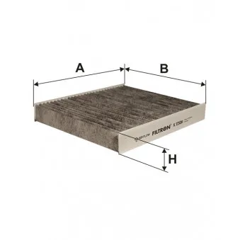 Filtre, air de l'habitacle FILTRON K 1150A