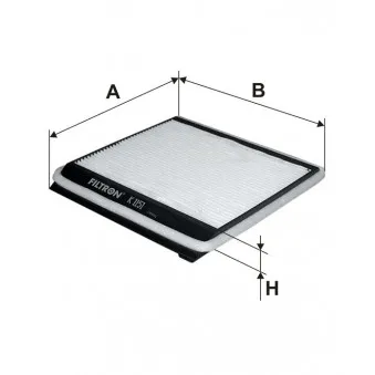 Filtre, air de l'habitacle FILTRON