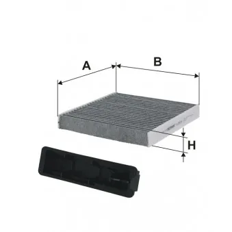 Filtre, air de l'habitacle FILTRON K 1152A