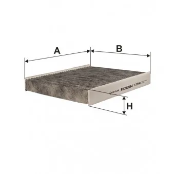 Filtre, air de l'habitacle FILTRON K 1154A
