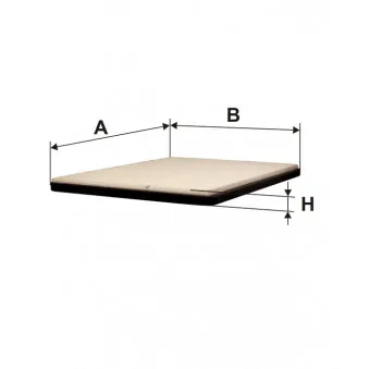 Filtre, air de l'habitacle FILTRON K 1157