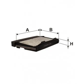 Filtre, air de l'habitacle FILTRON K 1159A