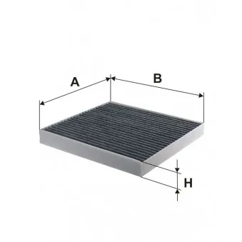 Filtre, air de l'habitacle FILTRON K 1161A
