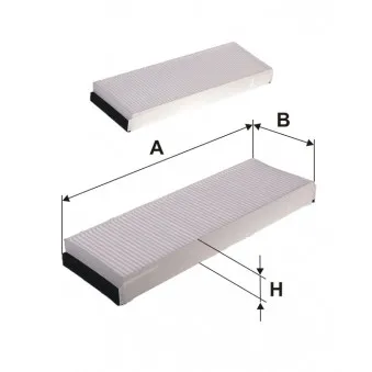 Filtre, air de l'habitacle FILTRON