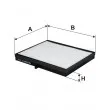 Filtre, air de l'habitacle FILTRON K 1166 - Visuel 1