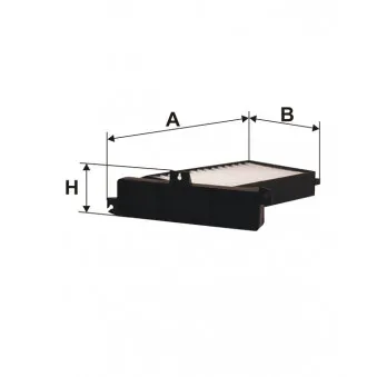 Filtre, air de l'habitacle FILTRON K 1170