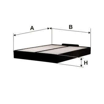 Filtre, air de l'habitacle FILTRON K 1213