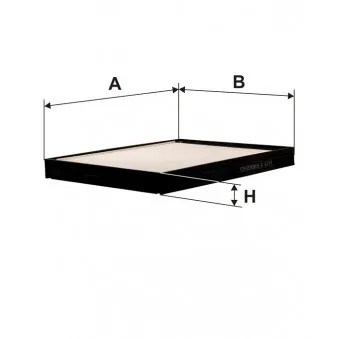 Filtre, air de l'habitacle FILTRON K 1214