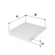 Filtre, air de l'habitacle FILTRON K 1217 - Visuel 1
