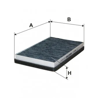 Filtre, air de l'habitacle FILTRON K 1229A