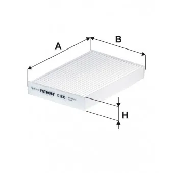 Filtre, air de l'habitacle FILTRON K 1230