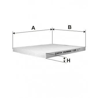 Filtre, air de l'habitacle FILTRON K 1231