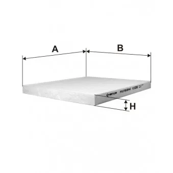 Filtre, air de l'habitacle FILTRON K 1232
