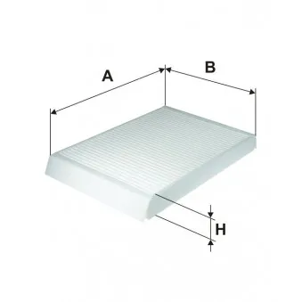 Filtre, air de l'habitacle FILTRON K 1237