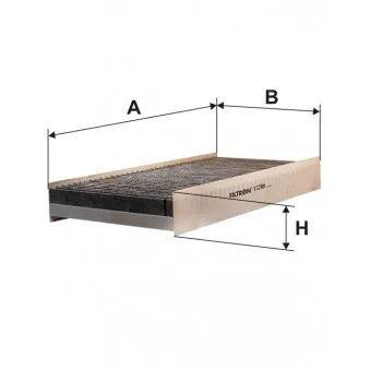 Filtre, air de l'habitacle FILTRON K 1238A