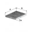 Filtre, air de l'habitacle FILTRON K 1251A - Visuel 1