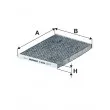 Filtre, air de l'habitacle FILTRON K 1255A - Visuel 1