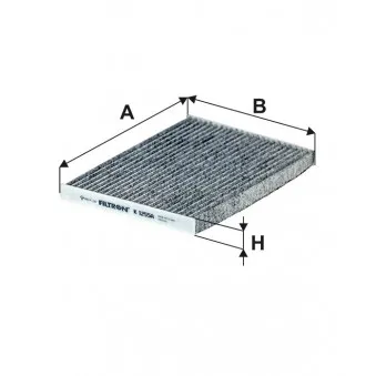 Filtre, air de l'habitacle FILTRON K 1255A
