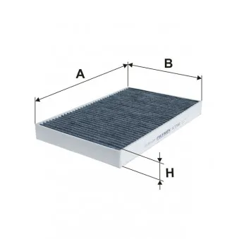 Filtre, air de l'habitacle FILTRON K 1256A