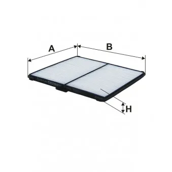 Filtre, air de l'habitacle FILTRON K 1258