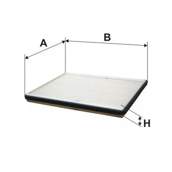 Filtre, air de l'habitacle FILTRON K 1264
