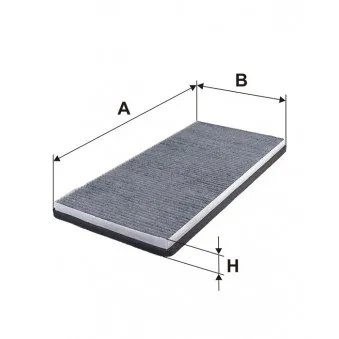 Filtre, air de l'habitacle FILTRON K 1265A
