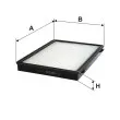 Filtre, air de l'habitacle FILTRON K 1266 - Visuel 1