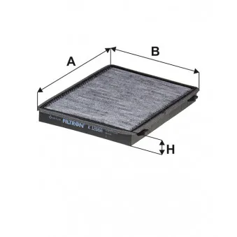 Filtre, air de l'habitacle FILTRON K 1266A