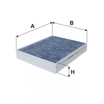 Filtre, air de l'habitacle FILTRON K 1269A