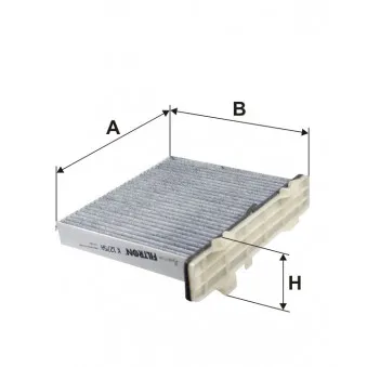 Filtre, air de l'habitacle FILTRON K 1275A