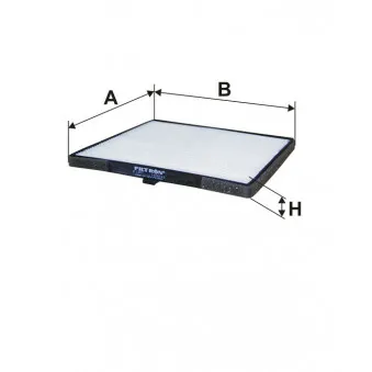 Filtre, air de l'habitacle FILTRON K 1287