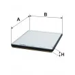 Filtre, air de l'habitacle FILTRON K 1293 - Visuel 1
