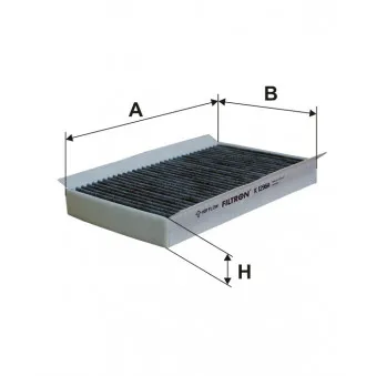 Filtre, air de l'habitacle FILTRON K 1296A