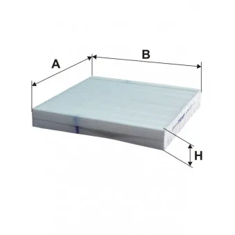 Filtre, air de l'habitacle FILTRON