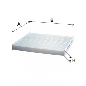 Filtre, air de l'habitacle FILTRON K 1301