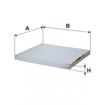 Filtre, air de l'habitacle FILTRON K 1302