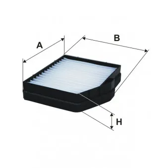 Filtre, air de l'habitacle FILTRON K 1308