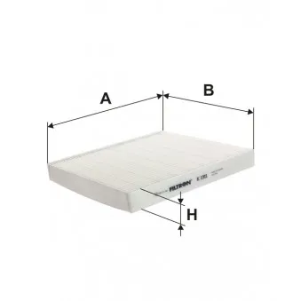 Filtre, air de l'habitacle FILTRON K 1311