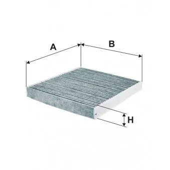 Filtre, air de l'habitacle FILTRON K 1311A