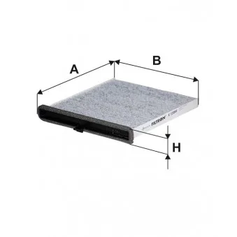 Filtre, air de l'habitacle FILTRON K 1316A