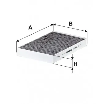 Filtre, air de l'habitacle FILTRON K 1325A