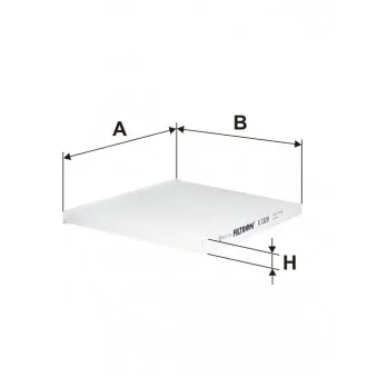 Filtre, air de l'habitacle FILTRON K 1329