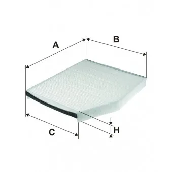 Filtre, air de l'habitacle FILTRON K 1338